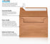 LUXPaper 4Bar A1 Invitation Envelopes | 3 5/8" x 5 1/8" | Copper Metallic | 80lb. Text | 50 Qty | Peel & Press