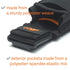 Slice 10516 Tool Holster with 5 Pockets, Removable Belt Clip, Sturdy and Flexible Pockets for Heavy Duty Industrial Use