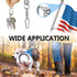 Spring Snap Hooks, 304 Stainless Steel Metal Clip, Heavy Duty Rope Connector for Outdoor Travel Camping
