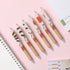 Mr. Pen Retractable Gel Pens, 6 Pack, Boho Theme, Black Fine Point 0.5mm, Fast Dry, Aesthetic Journaling Pens