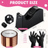 Kosiz 9 Pcs Heat Tape Dispenser Set, 1 Sublimation Tape Dispenser, 2 Heat Resistant Gloves, 6 Multi Size Tapes