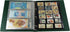 MUDOR 4 Ring Classic Stamp Binder, Empty Binder Albums for Stamps, Documents, Coins, Classic Binder, Black