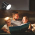 RONG&LAN LED Metal Clip On Light, 360 Adjustable Clamp Reading Light for Desk, Eye-Friendly Book Night Light for Dorm