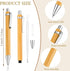 Bamboo Pen Retractable Ballpoint Pen Black Ink 1 mm Sustainable Pens for Writing Office Products Wooden Bamboo Ballpoint Pen for Journal School Supplies Decorations (60 Pcs) by Leelosp