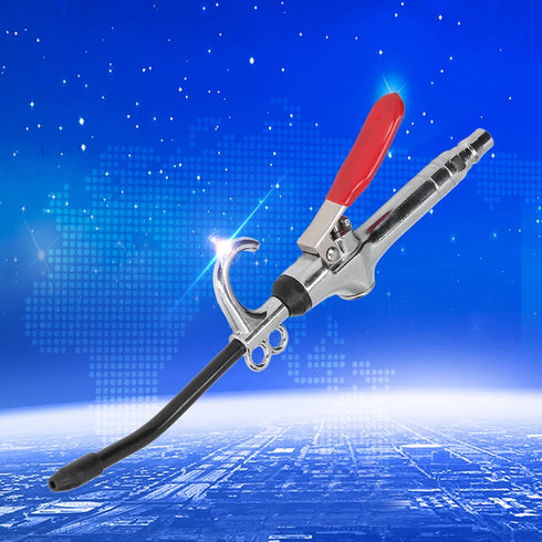 High Volume Powerful Industrial Air Blow Gun with Angled Nozzle for Pneumatic Air Compressor, Dust Cleaning Tool