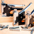 Glarks 3624Pcs 18 Gauge Narrow Crown Staples, 4 Sizes Galvanized Crown Narrow Staples Assortment Kit