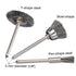 30Pcs Stainless Steel Wire Brushes Wheel Cup Pen Cleaning Brush Set Polishing Attachment Kit for Grinder Rotary Tools 1/8 inch Shank (Cup Pen Cleaning Brush Set)