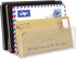 Desk Mail Organizer, 3 Section Clear Acrylic File Holder, Vertical Lightweight Envelope Holder for Office, Home, School