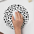 Boutilon Round Mouse Pad, Non-Slip Rubber Base, Washable Small Mouse Mat 7.9 x 7.9 Inch for Computer, Office