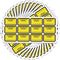 Legal Yellow Plaintiff's Exhibit Stickers - 1.65 X 1 Inches Fluorescent Color-Coded Labels, 300 Stickers Per Pack