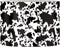 Yzaoxia Black Cow Print Lamp Shade Cowhide Lightweight Lampshade for Floor Lamps