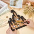 BENECREAT Pin Board Castle Cork Board, 0.8inch Thick Wall Mounted Display Board for Brooch Pin Storage, Office Home