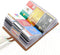 Padike RFID Credit Card Holder, Business Card Organizer with 96 Card Slots, Light Green Credit Card Protector