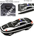 Large Capacity Police Car Pencil Case - Cool Pencil Box, Car Pencil Bag, Stationery Storage Box, Black Waterproof and