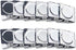 Ogrmar Metal Clip - 1.2" Refrigerator Whiteboard Wall Magnetic Memo Clip, 12 Pack
