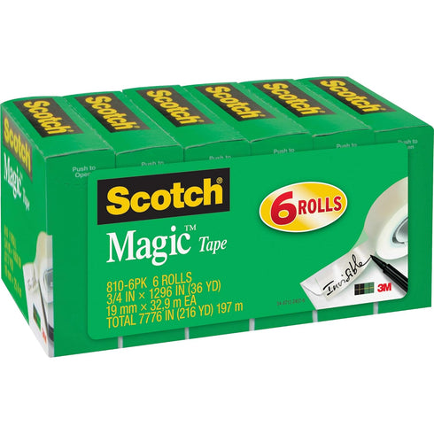 Scotch 3/4"W Magic Tape for Crafting and Repairs