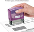 Identity Theft Prevention Confidential Security Stamp, 2.25” x 0.75" in Purple for Document Protection