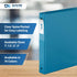 Premium Economy 1-Inch Binder - 3-Ring Binder for School, Office, Pack of 6, Turquoise
