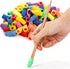 Nicunom 600 Pack Pencil Eraser Caps, 10 Colors Bulk Pencil Top Erasers for School Supplies