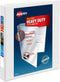 Avery Heavy-Duty View 3 Ring Binder, 1" One Touch Slant Rings, Holds 8.5" x 11" Paper, White Binder (05304)