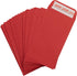 JAM PAPER #5.5 Coin Business Envelopes with Peel and Seal Closure, 3 1/8 x 5 1/2, Red, 25/Pack