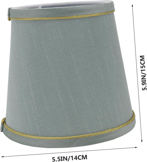 Generic 1pc Fabric Lamp Shade Easy to Install Cloth Lampshade for Table Floor and Bedside Lamps Diffuses Light for Warm