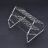 uxcell Slant Rack Acrylic Test Tube Holder, Clear, 15 Wells for 10ml/15ml Centrifuge Tubes