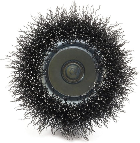Forney 72731 Wire Cup Brush, Coarse Crimped, 1/4-Inch Hex Shank, 3-Inch-by-.012-Inch, 1 Pack