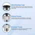 12 Pcs Push to Connect Fittings - 1/2 Inch Tube OD x 1/4 Inch NPT Thread Pneumatic Male Straight and Elbow Air Line