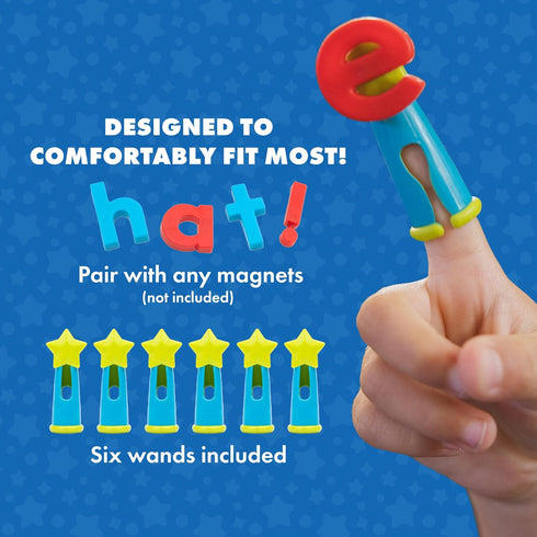 Set 4+ Educational Insights Magnetic Pointer Wand Small Group - Pointers for Classroom, Magnetic Wands for Kids