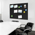 MaxGear Large Cork Board for Wall 47" x 35" Black Bulletin Board with 12 Pack Felt Wall Tiles
