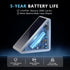 IP65 3000K 6 Pack Solar Step Light Outdoor Stair Lights, Deck Lights Outdoor Powered Waterproof, Warm White Solar