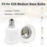 ATREFUU 4 Pack E12 E26 E12 E26 Bulb 4pcs to Adapters, Candelabra Base to Medium Base Light Socket Adapter for Ceiling