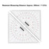 Set Chart Drawing Triangle Ruler, Acrylic Marine Triangle Clear Isosceles Triangle Ruler, Triangular for Nautical