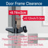 2 Pack Adjustable Portable Door Lock, Hotel Door Locks for Travelers Security, Prevent Unauthorized Entry, Door