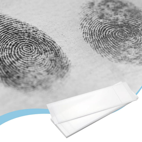 200 Marspark Pcs Fingerprint Lifting Pads Fingerprint Lifting Tape Finger Print Forensic Science Kit Clear for Forensic