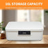 Lockable Storage Container Bin, 4.2 Gallon Capacity Organizer Box with Combination Lock, Heavy Duty Plastic Trunk