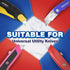 50 Pack SK2 DIYSELF Utility Knife Blades, Box Cutter Blades, Heavy Duty Utility Blades Refills with Storage Box, Razor