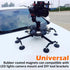 4PCS M4 Studs,24lbs MUTUACTOR Neodymium Rubber Coated Magnets,Non-Scratch Rubber Earth Magnets with Female Threaded