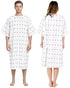 6 Pack 2XL, Pack 6, Utopia Care Unisex Hospital Gowns, Patient Gowns for Women and Men with Back Tie, Comfortably Fits