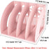 SAYEEC Sturdy Magazine Holder, 4 Compartments Plastic Desktop File Organizer for Office Storage
