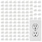 100 Pack Outlet Covers Baby Proofing Clear Outlet Covers Baby Safety Outlet