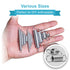 SciWil 99PCS 12 Set Extension Spring Assortment Kit, Sizes Small Tension Springs with Dual Hook Ends, Galvanized Spring