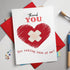 8x5.3 Inch Thank You for Taking Care of Me Greeting Card Heartfelt Appreciation for Your Unwavering Support