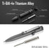 KeyUnity KP05SW Bolt Action Pen with Clip, Titanium Alloy EDC Pocket Pen, Retractable Metal Ballpoint Pen for Everyday