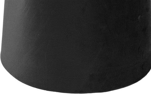 Buachois 10.6 Fabric Lampshade, Handcrafted Conical Lamp Shade (Black)