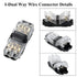 15 Pieces Low Voltage I Tap Wire Connectors - 2 Pin 2 Way Compact Terminals for 18-22 AWG