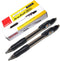 X12 Dong-a Soft Rubber Grip Anyball 501 Ballpoint Pen, 1.6mm - Black (12 Pcs)