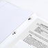 Five Star 2-Pocket Folder - Plastic Folder with Stay-Put Tabs, Holds 8-1/2" x 11" Paper, White