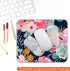 Armanza Square Mouse Pad Pink Flower, Personalized Premium-Textured Custom Mouse Mat Design, Washable Mousepad Cloth